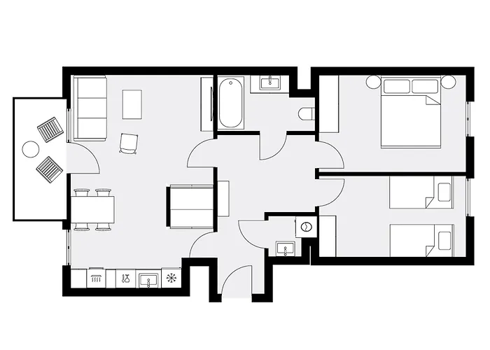 Urban Premium Baildona No 11 Free Garage, Self Check-in Appartement *